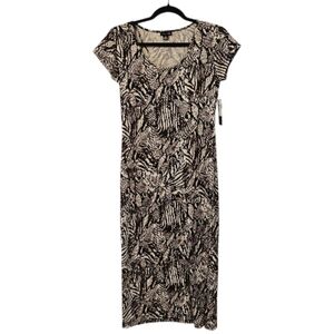 Multi-Coloured Magazine Women's Snake Skin Print Midi Dress